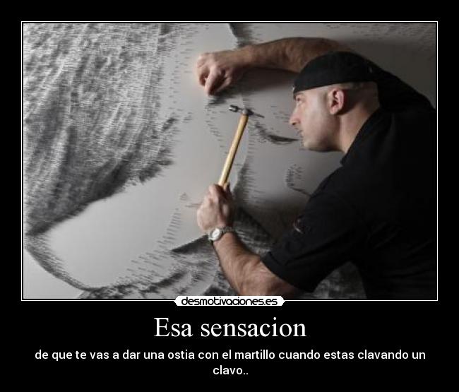 carteles walt_k troll poker face martillo clavo sensacion desmotivaciones