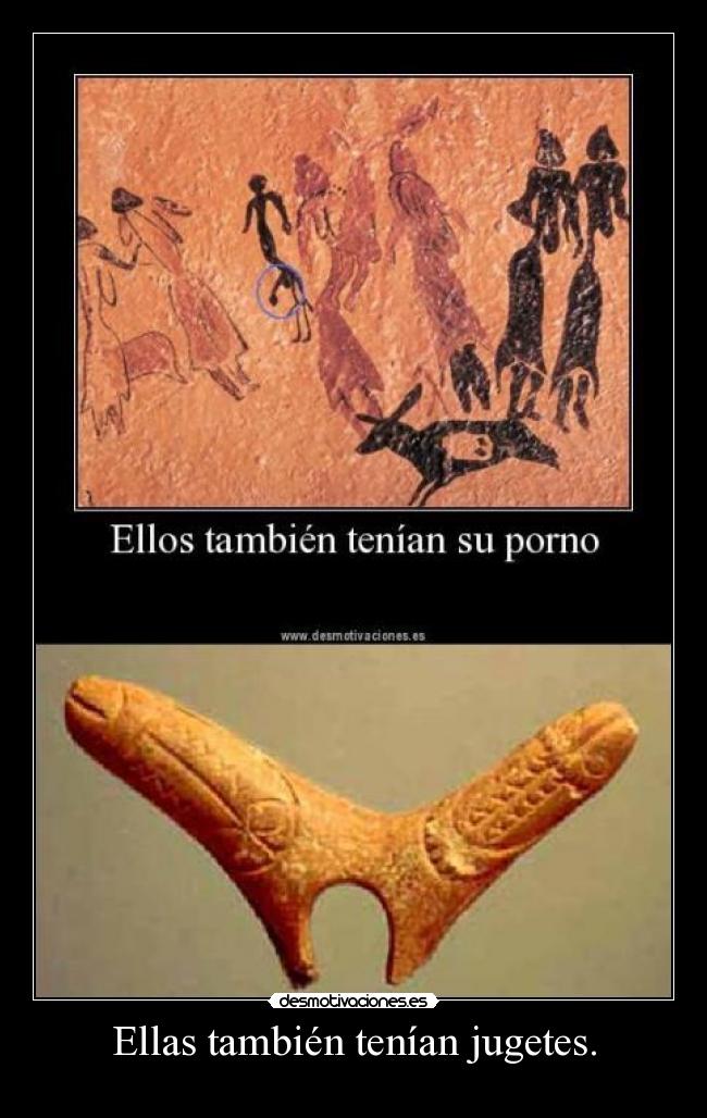 Ellas también tenían jugetes. -