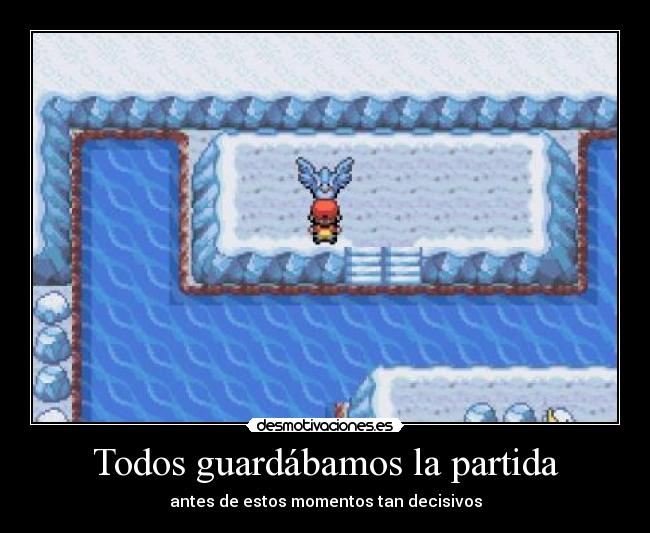 Todos guardábamos la partida -
