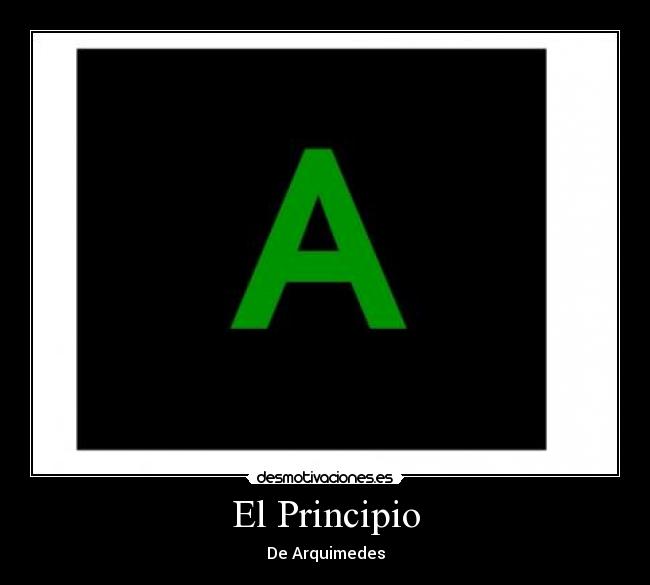 El Principio -
