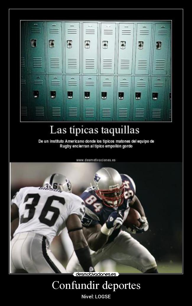Confundir deportes - Nivel: LOGSE