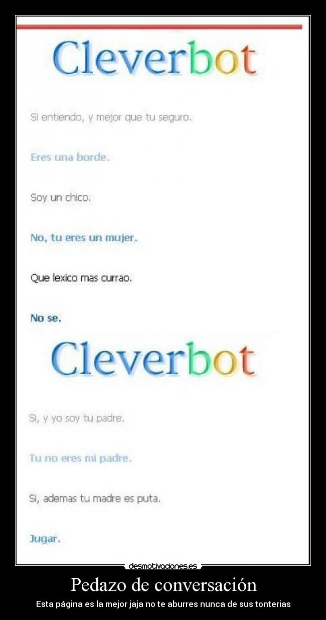 Pedazo de conversación -