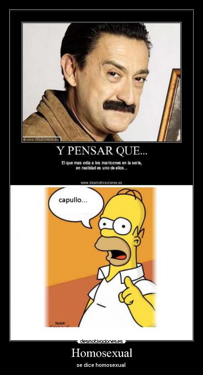 Homosexual - se dice homosexual