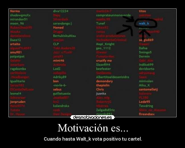 Motivación es... -