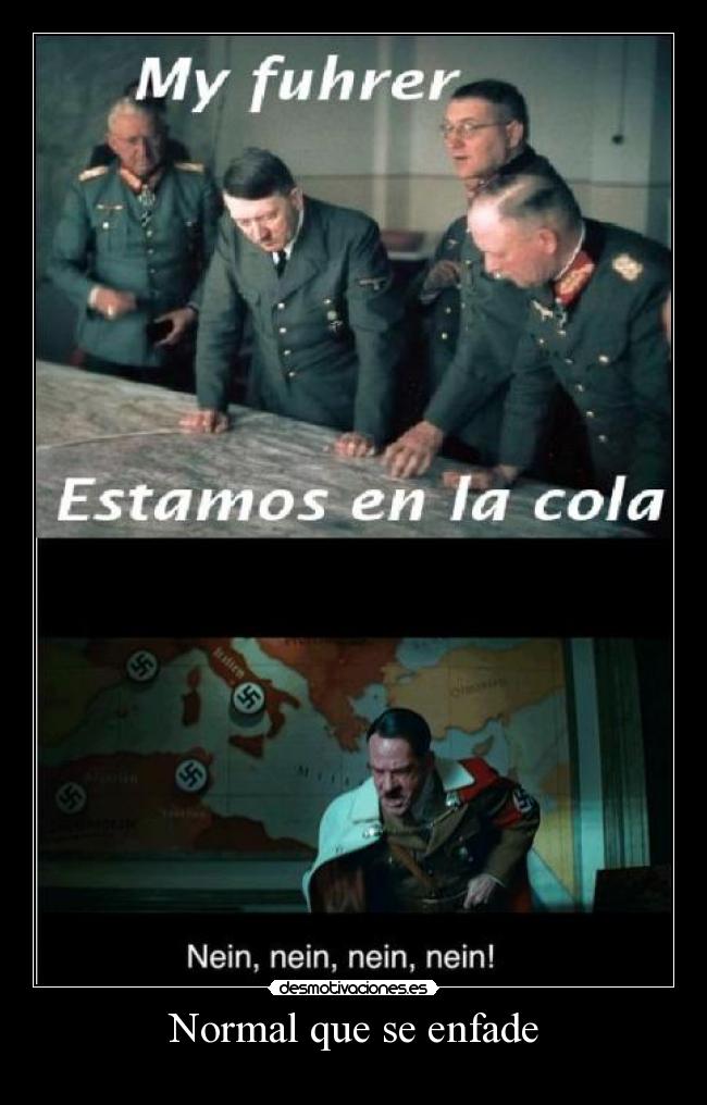 Normal que se enfade - 