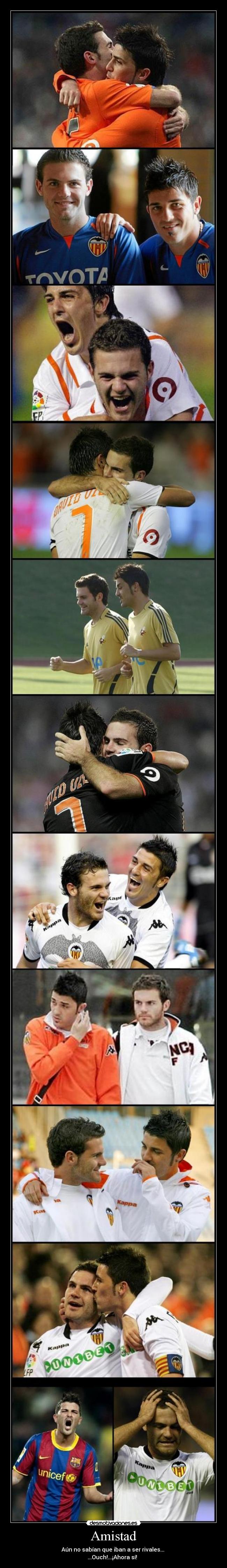 Amistad - Aún no sabían que iban a ser rivales...
...Ouch!...¡Ahora sí!