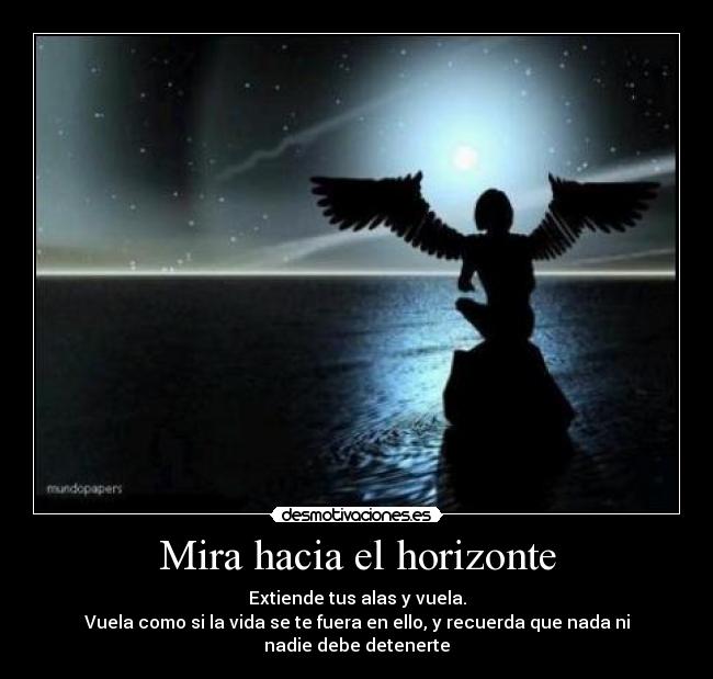 Resultado de imagen para mira hacia el horizonte