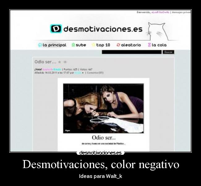 Desmotivaciones, color negativo - 