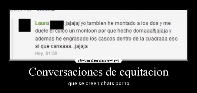 Conversaciones de equitacion -