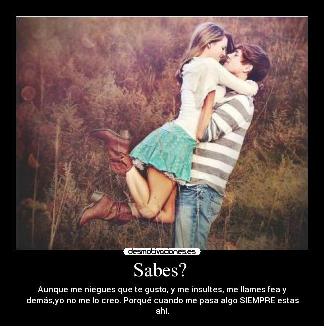 Sabes?  - 