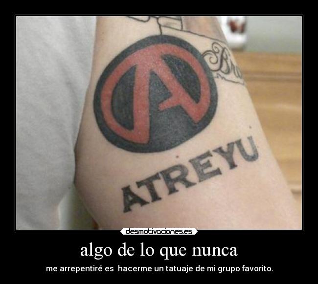 algo de lo que nunca -