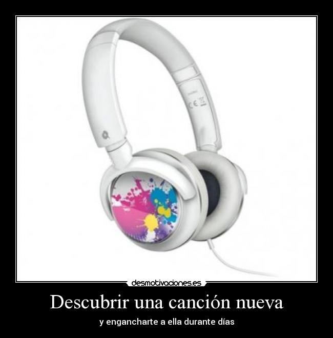 Descubrir una canción nueva -