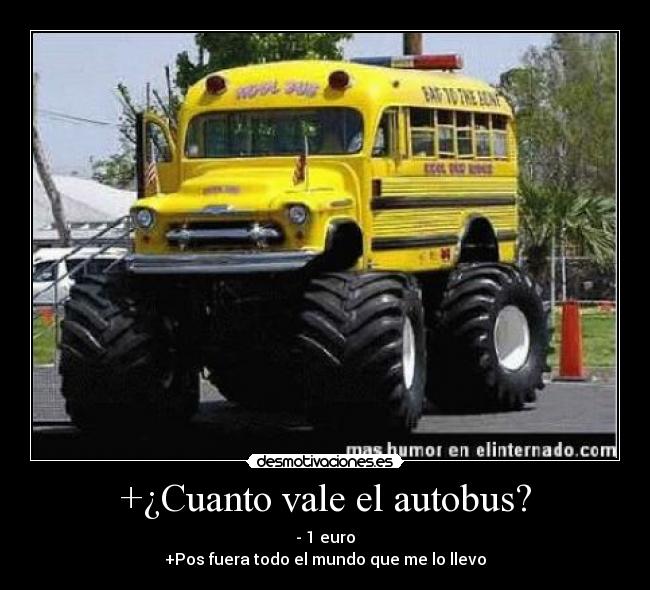 +¿Cuanto vale el autobus? - 