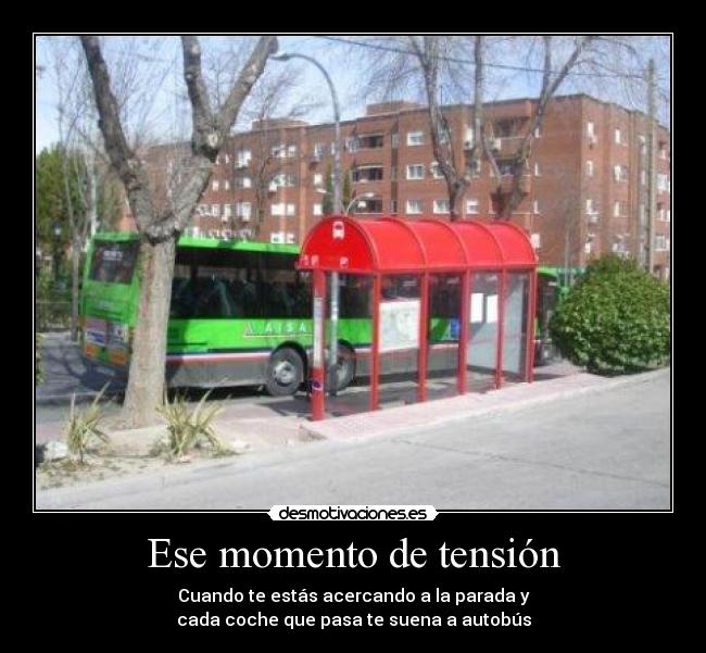 carteles autobus parada desmotivaciones