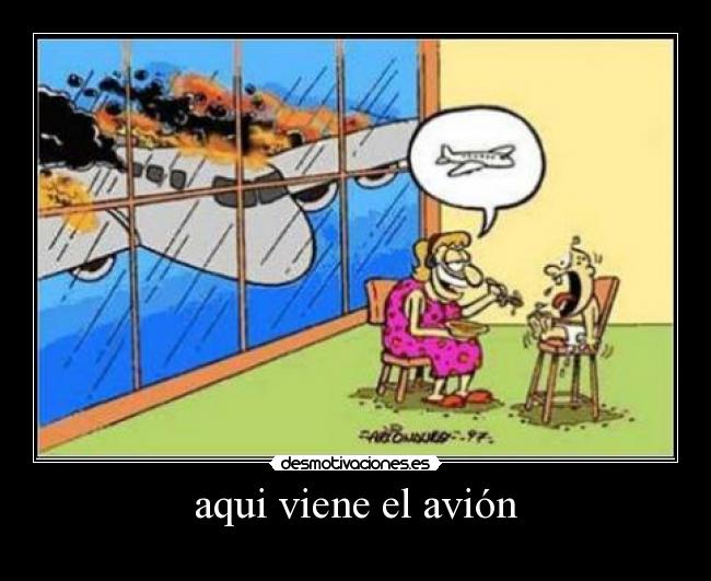 aqui viene el avión - 