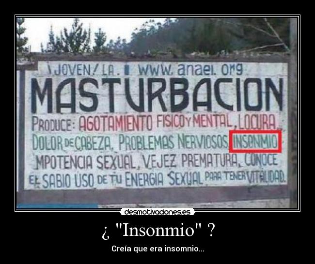 ¿ Insonmio ? -