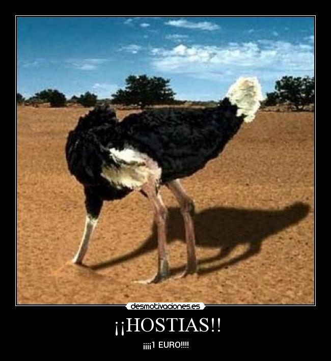 ¡¡HOSTIAS!! - ¡¡¡¡1 EURO!!!!