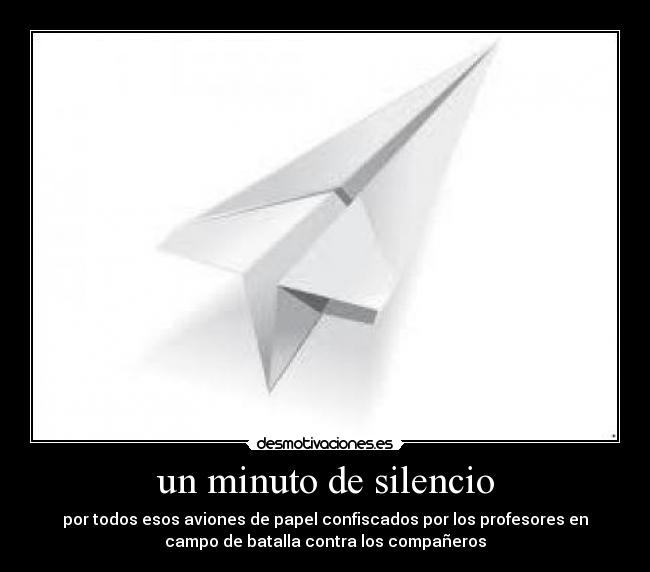 un minuto de silencio - 