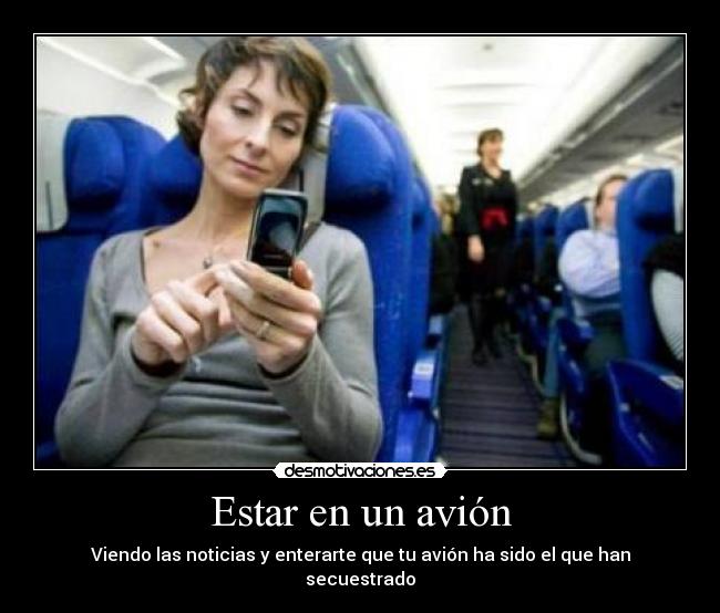 Estar en un avión - 