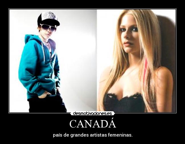 CANADÁ - país de grandes artistas femeninas.
