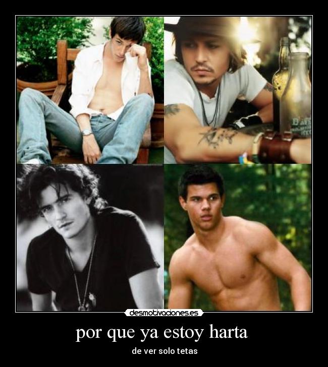 por que ya estoy harta -