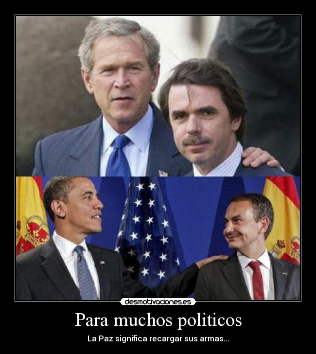 Para muchos politicos - 