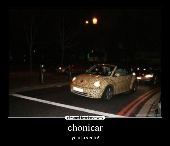 chonicar - ya a la venta!