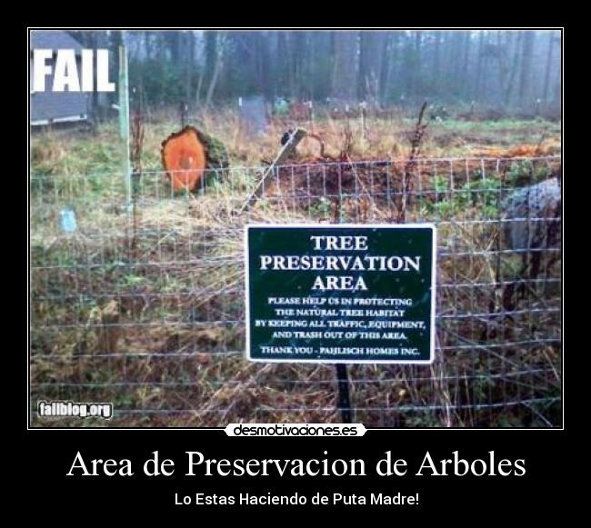 Area de Preservacion de Arboles -