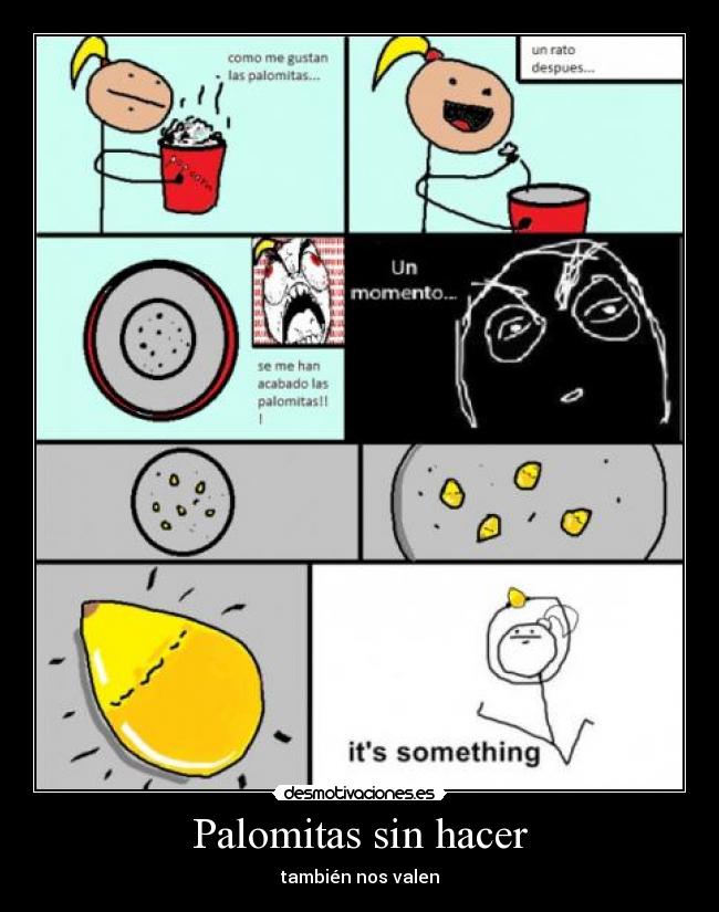 Palomitas sin hacer -