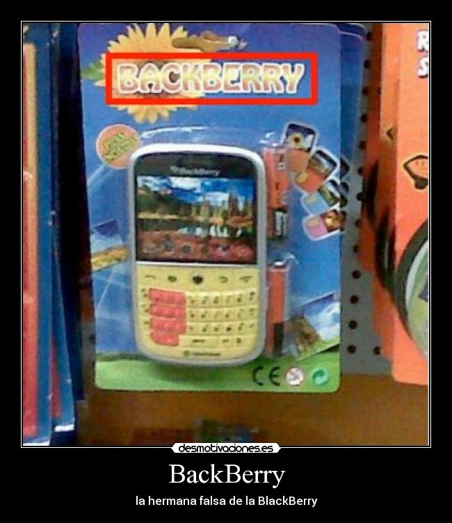 BackBerry - la hermana falsa de la BlackBerry