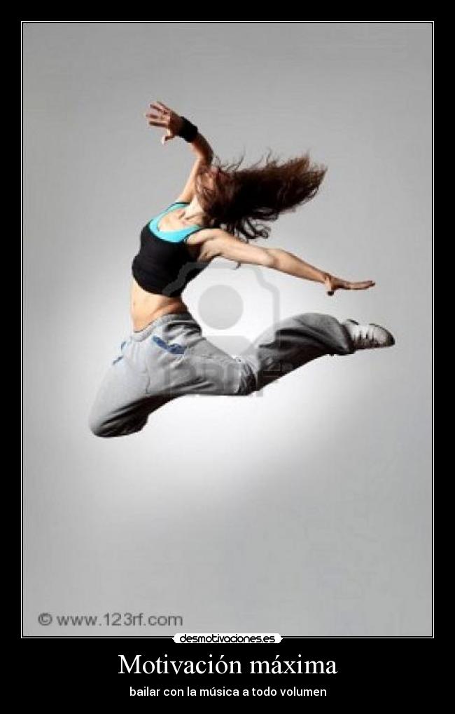Motivación máxima - bailar con la música a todo volumen