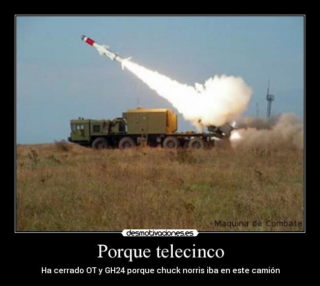 carteles telecinco chuck norris desmotivaciones