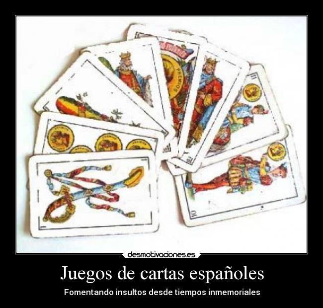 Juegos de cartas españoles - 