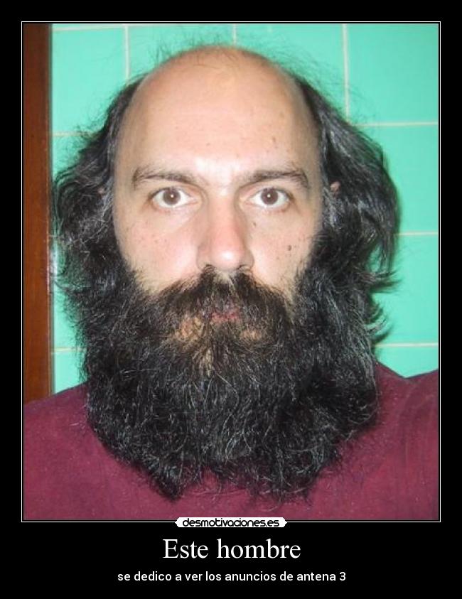 carteles hombre anuncios antena desmotivaciones