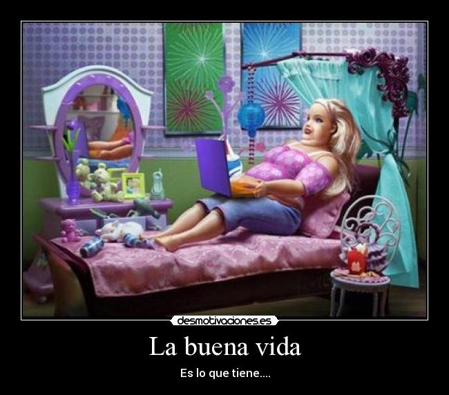 carteles vida barbiefat desmotivaciones