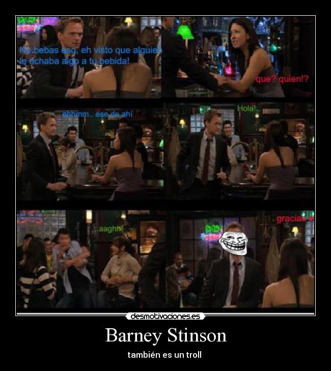 carteles barney troll como conoci vuestra madre desmotivaciones