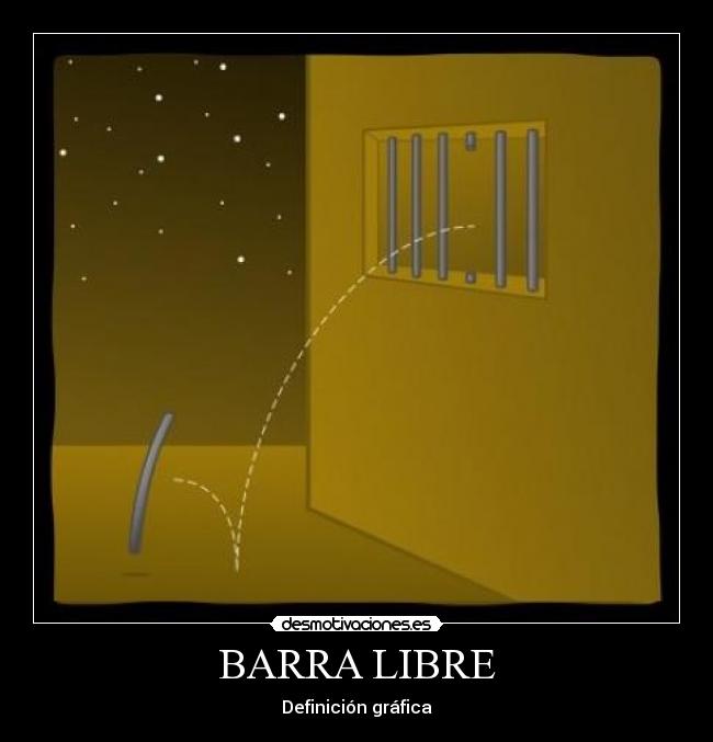 BARRA LIBRE - Definición gráfica