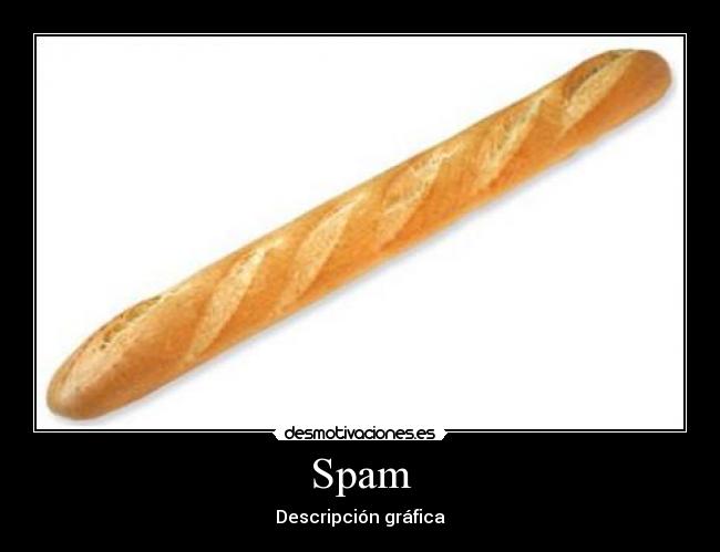 Spam - Descripción gráfica