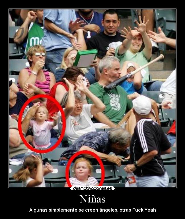 Niñas - Algunas simplemente se creen ángeles, otras Fuck Yeah