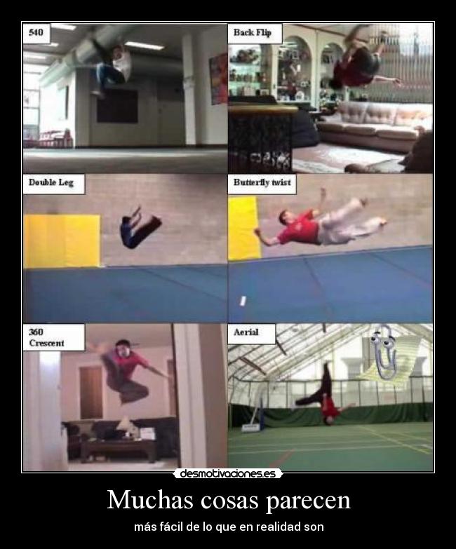 Muchas cosas parecen - más fácil de lo que en realidad son