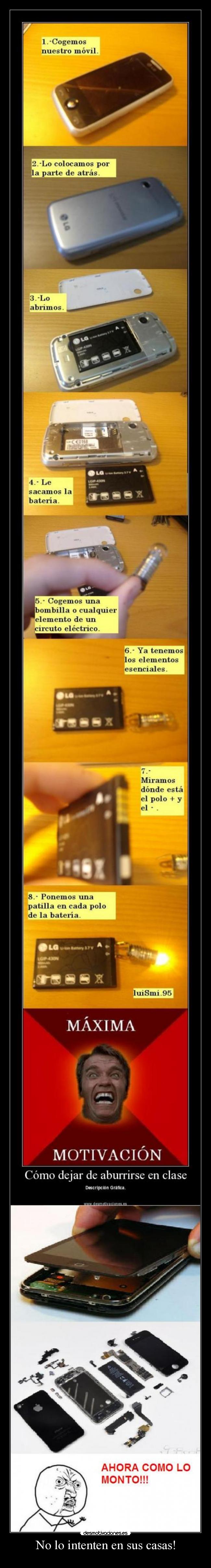 No lo intenten en sus casas! - 