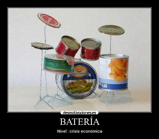 BATERÍA - Nivel : crisis económica