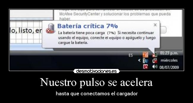 Nuestro pulso se acelera - 