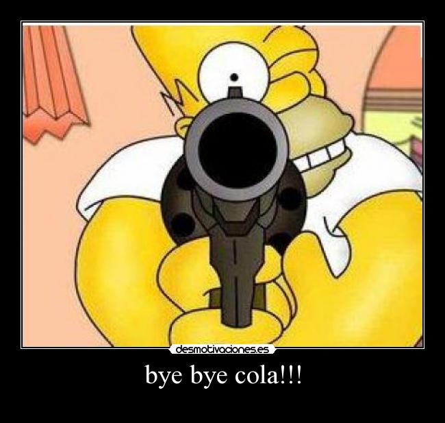 bye bye cola!!! - 
