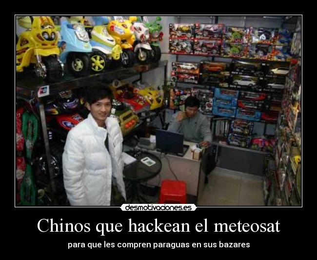 Chinos que hackean el meteosat - 