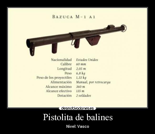 Pistolita de balines -