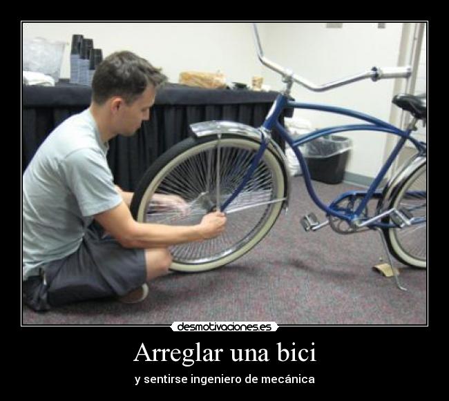 Arreglar una bici - 