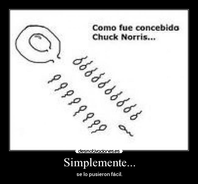 Simplemente... - se lo pusieron fácil.