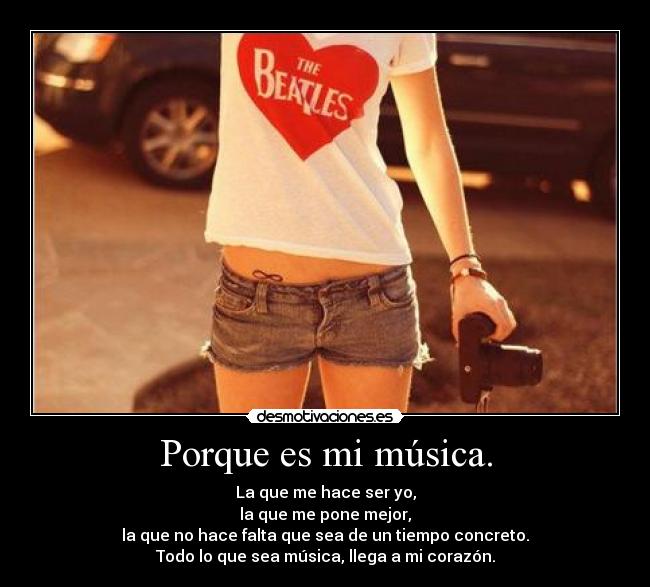 Porque es mi música. - 