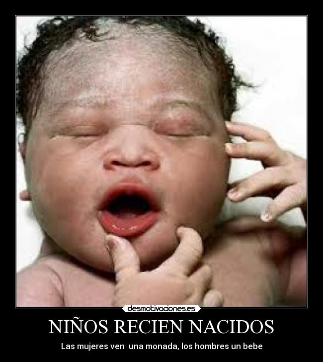 carteles ninos recien nacidos desmotivaciones